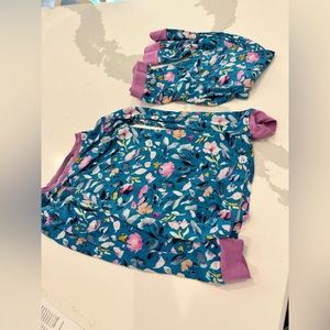 Little sleepies jade floral 5/6t